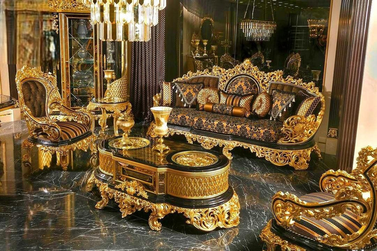مبل اقساطی سلطنتی 9نفره مدل سیلوان