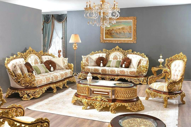 مبل اقساطی سلطنتی 9نفره مدل سیلوان