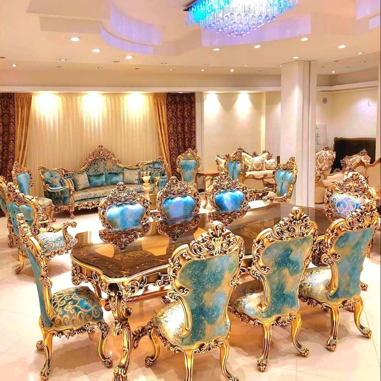 مبل اقساطی سلطنتی 9نفره مدل رونیسا