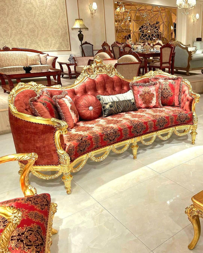 مبل اقساطی سلطنتی 9نفره مدل رایان