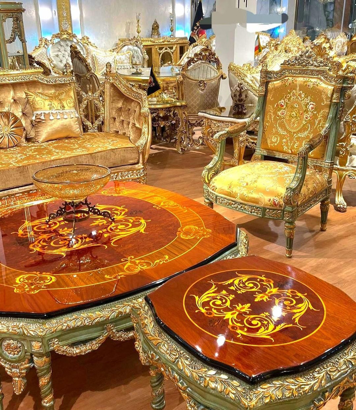 مبل اقساطی سلطنتی 9نفره مدل آلفرد