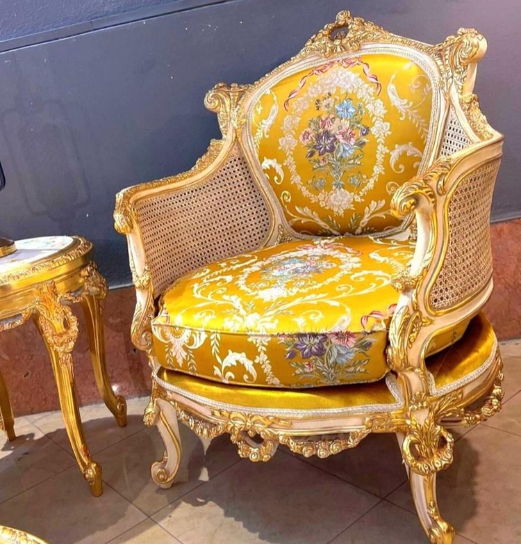 مبل اقساطی سلطنتی 9نفره مدل حصیری پالرمو