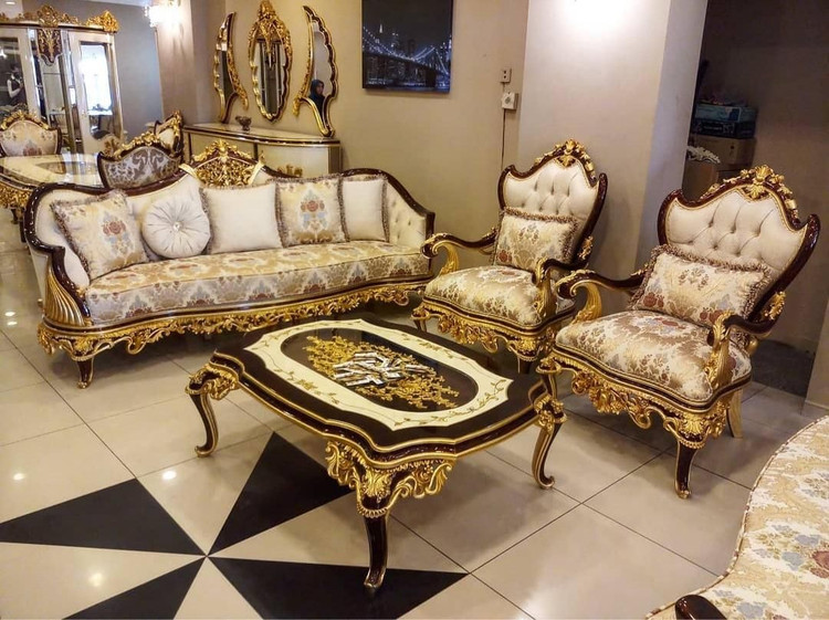 مبل اقساطی سلطنتی 9نفره مدل برزیلی