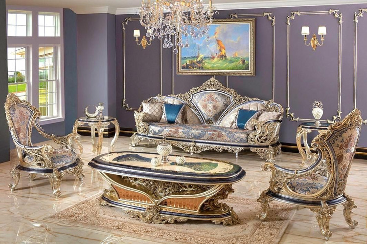 مبل اقساطی سلطنتی 9نفره مدل ثمین