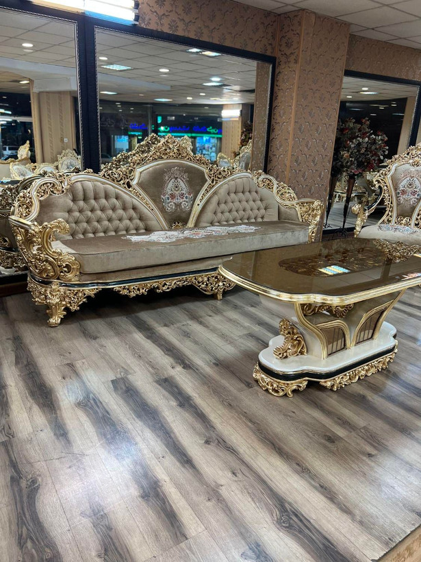 مبل اقساطی سلطنتی 9نفره مدل ثمین
