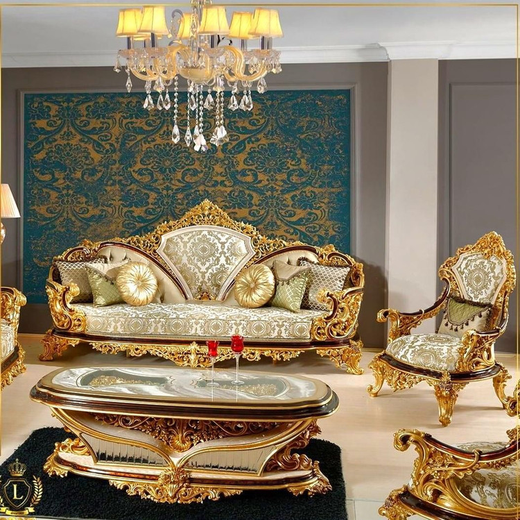 مبل اقساطی سلطنتی 9نفره مدل ثمین