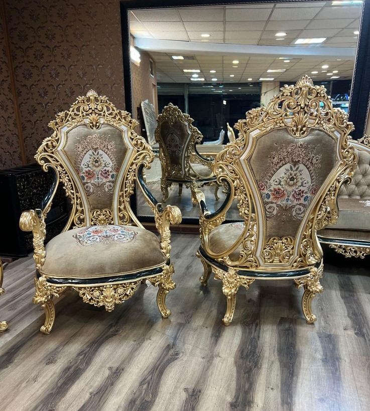 مبل اقساطی سلطنتی 9نفره مدل ثمین