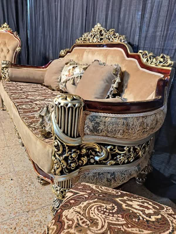 مبل سلطنتی 7نفره مدل گلایل