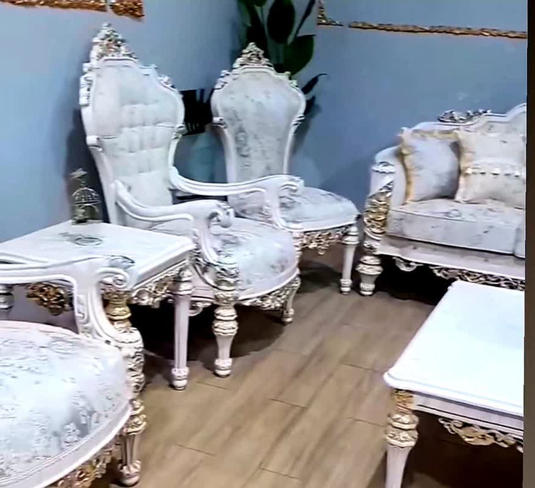 مبل سلطنتی 7نفره مدل گلایل