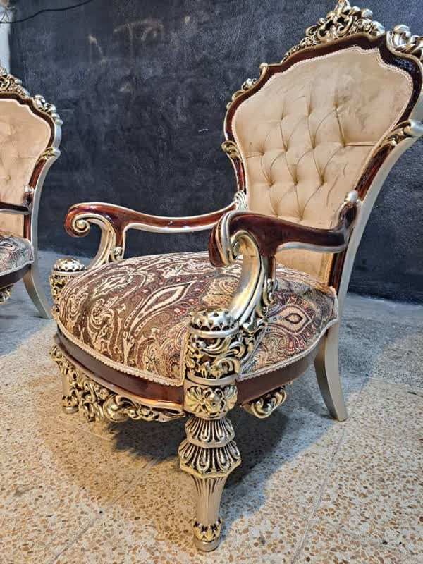 مبل سلطنتی 7نفره مدل گلایل