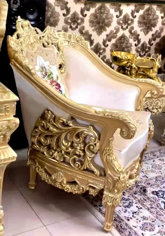 مبل سلطنتی 7نفره مدل ایتالیایی