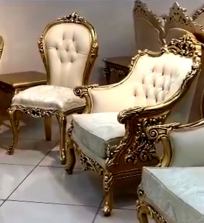 مبل سلطنتی 7نفره مدل ایتالیایی