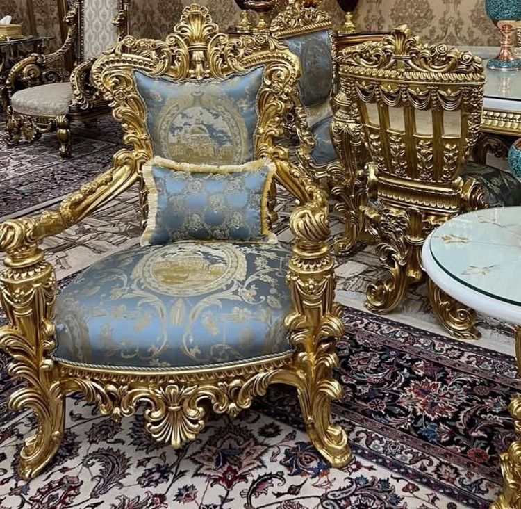 مبل سلطنتی 7نفره مدل شیکاگو