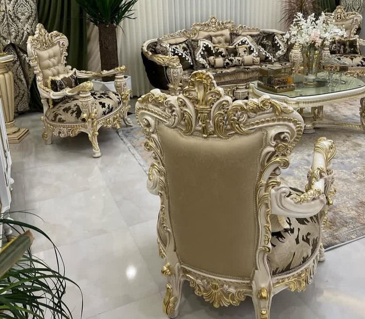مبل سلطنتی 7نفره مدل شیکاگو