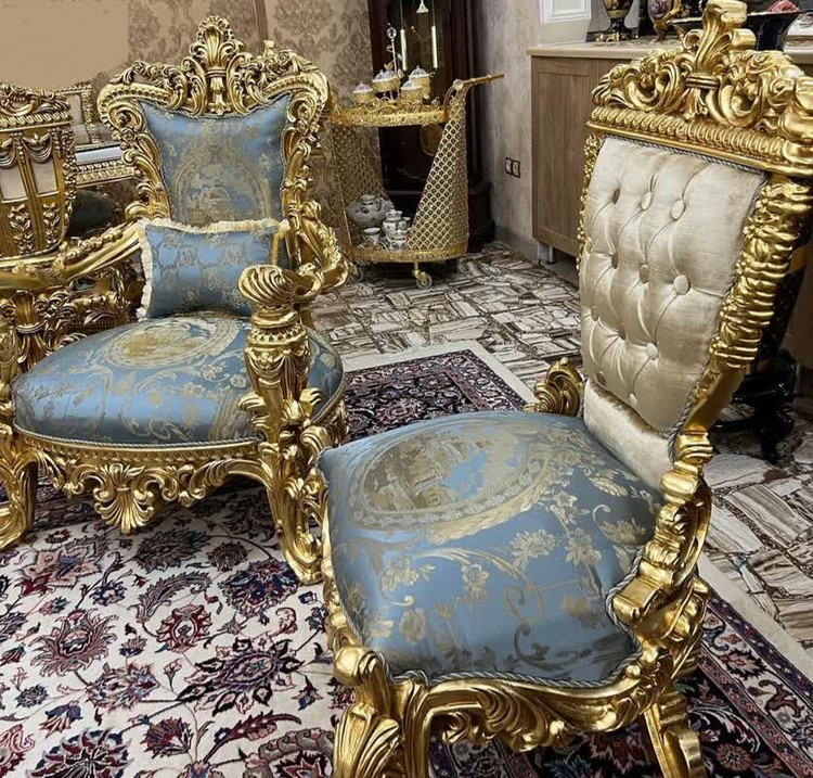 مبل سلطنتی 7نفره مدل شیکاگو