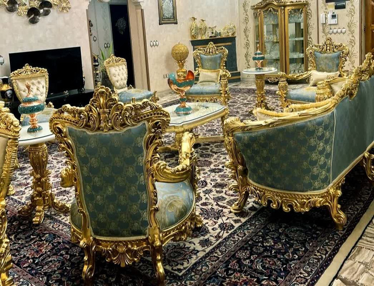 مبل سلطنتی 7نفره مدل شیکاگو