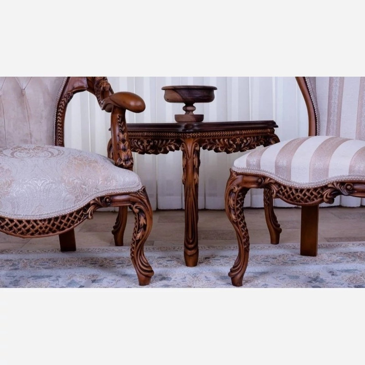 مبل کلاسیک 7نفره مدل گندمی