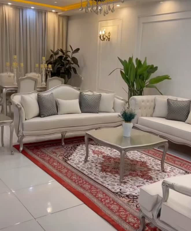 مبل کلاسیک 7نفره مدل کوئین