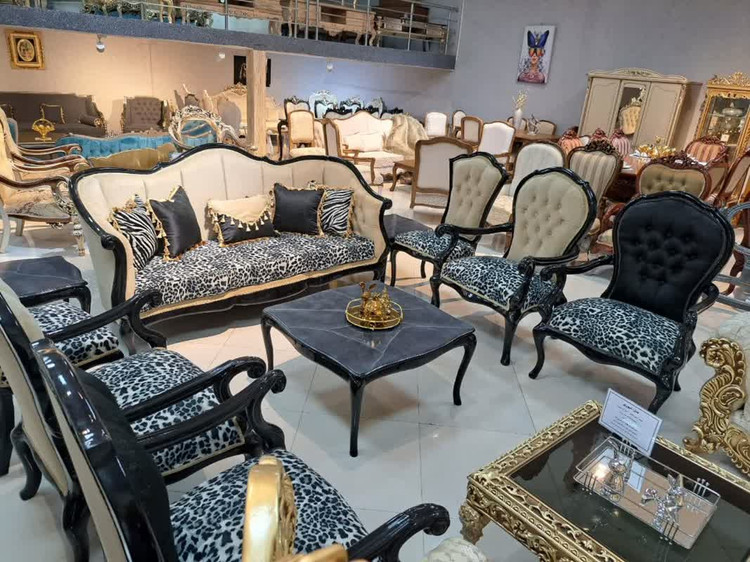مبل کلاسیک 7نفره مدل ویکتوریا