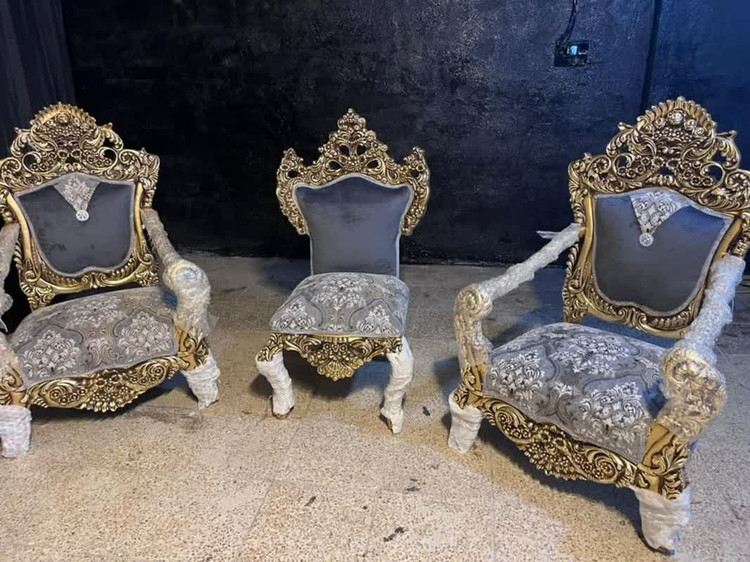 مبل سلطنتی 7نفره مدل نیلوفر