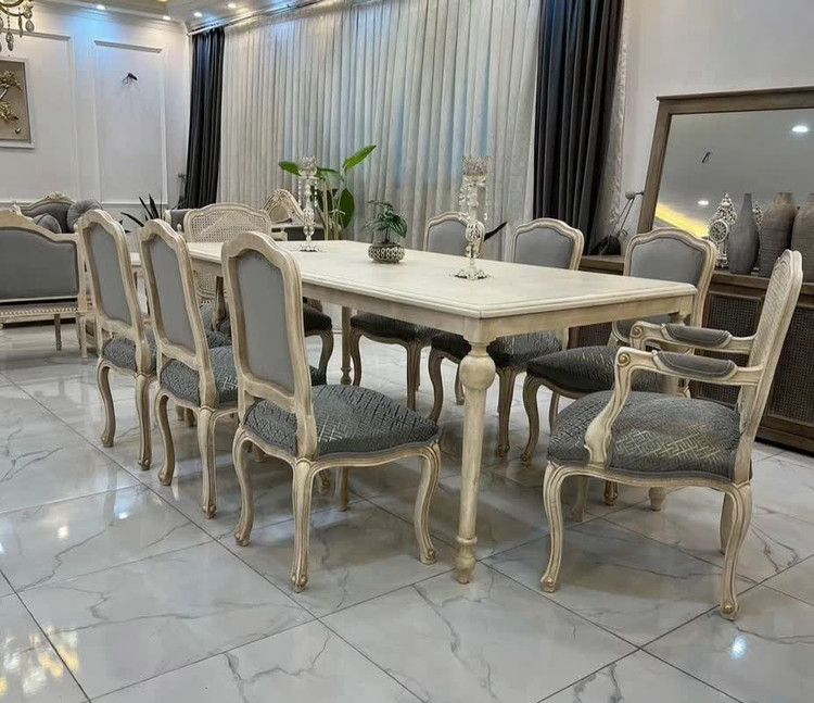 مبل کلاسیک 7نفره مدل کاجی حصیری