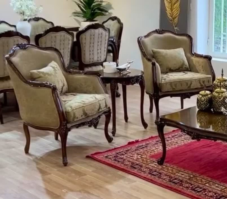 مبل کلاسیک8نفره مدل لورنزو