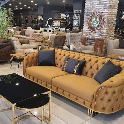 مبل راحتی چستر 8 نفره مدل یاسین طول کاناپه220