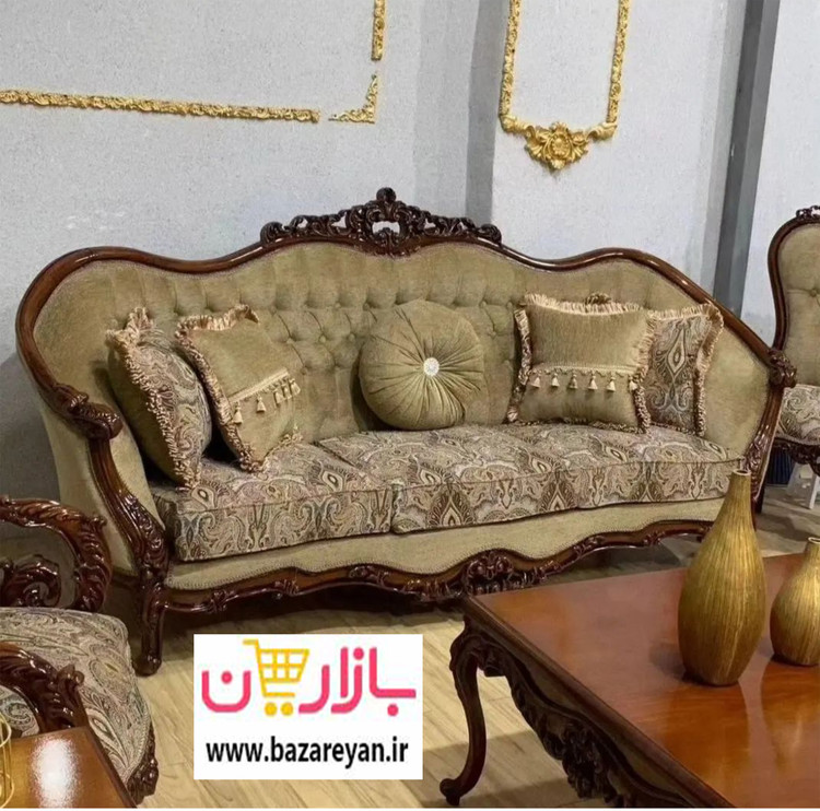 مبل کلاسیک سلطنتی 7 نفره مدل لیون