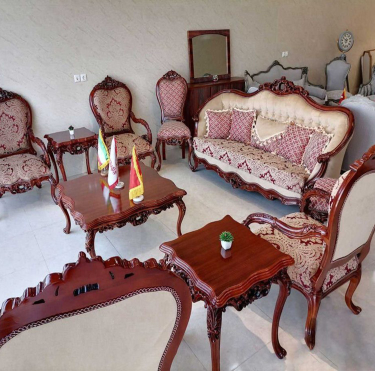 مبل کلاسیک سلطنتی 7 نفره مدل لیون